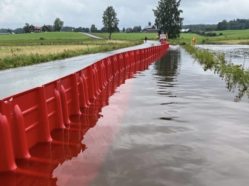 Modulare Hochwasserbarriere von Jianghe Flood Prevention Products erfreut sich weltweiter Beliebtheit für den schnellen Hochwasserschutzeinsatz