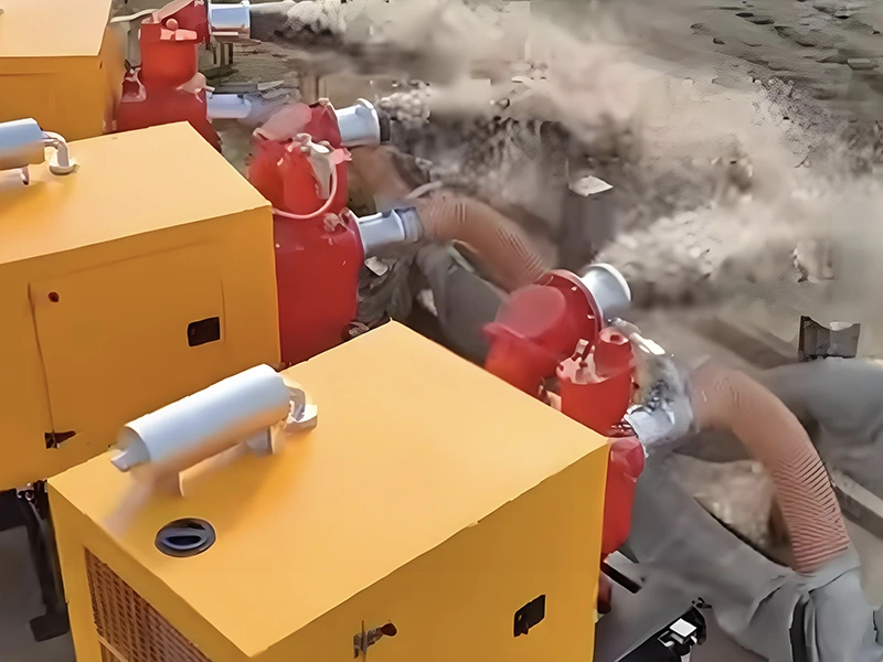 Jianghe Flood Prevention Products rüstet das dieselmotorbetriebene Wasserpumpenset auf, um die effiziente Hochwasserableitungskapazität zu steigern